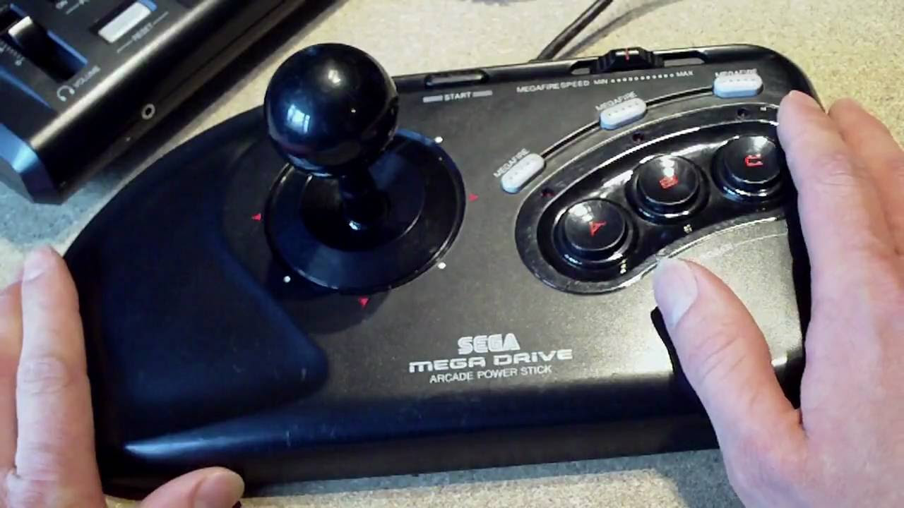 SEGA Arcade Power Stick Review - Mega Drive/Genesis - YouTube