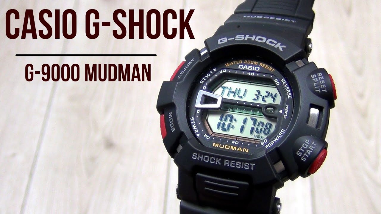 G Shock Mudman G 9000 Master of G Watch is ever reliable - YouTube