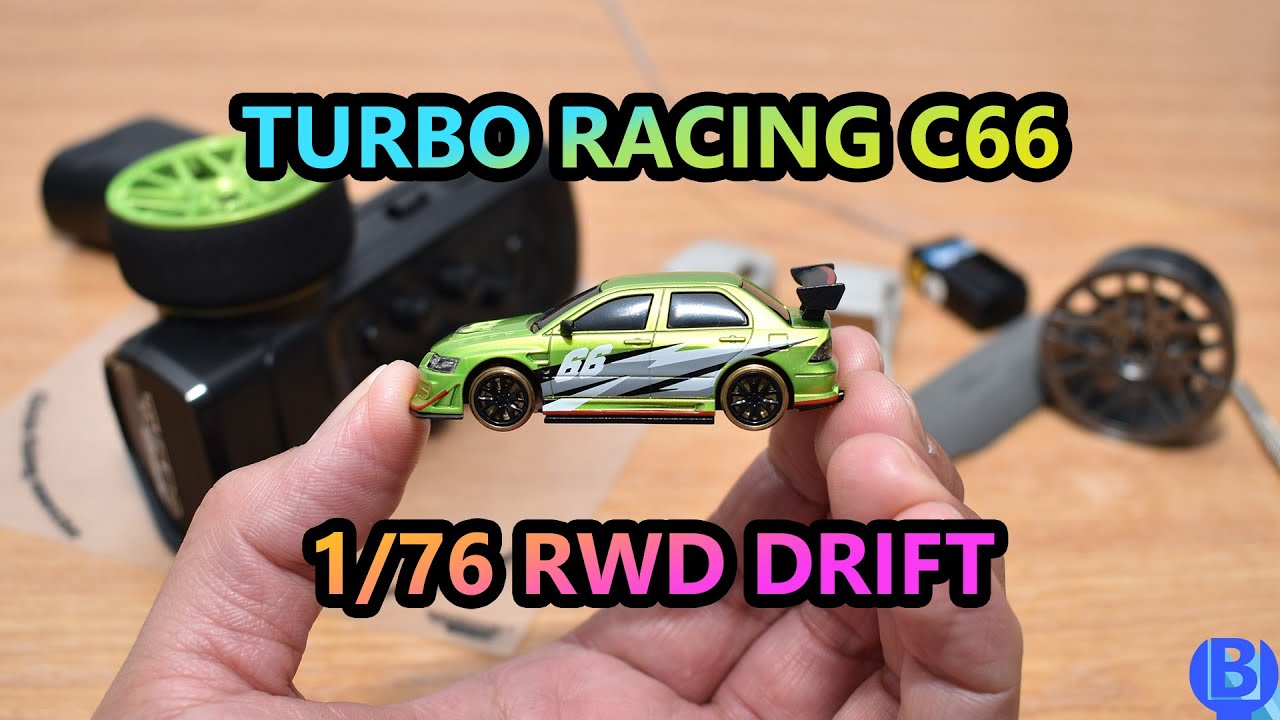 Review] Turbo Racing C66 1/76 RWD EVO VII Drift Car - YouTube