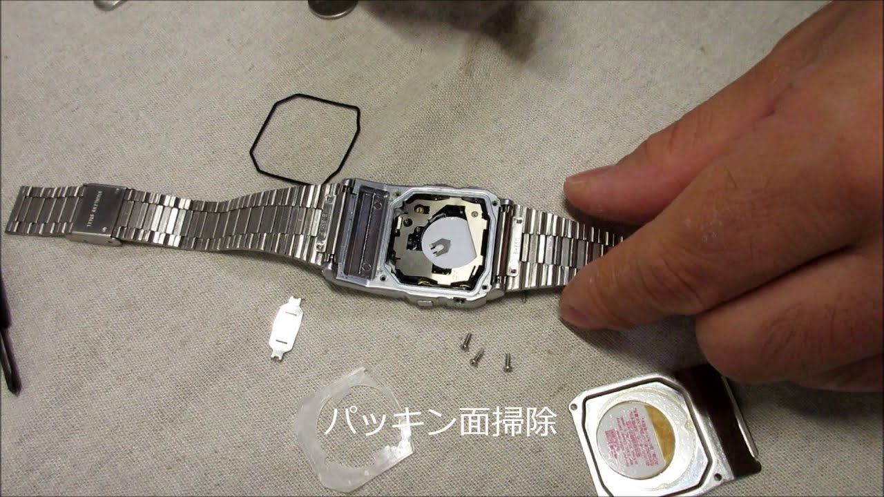 カシオ データバンク 電池交換/分解/メンテナンス 【DBC-610/611
