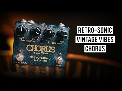 Retro-Sonic Vintage Vibes Chorus and Vibrato - Boss CE1 Clone