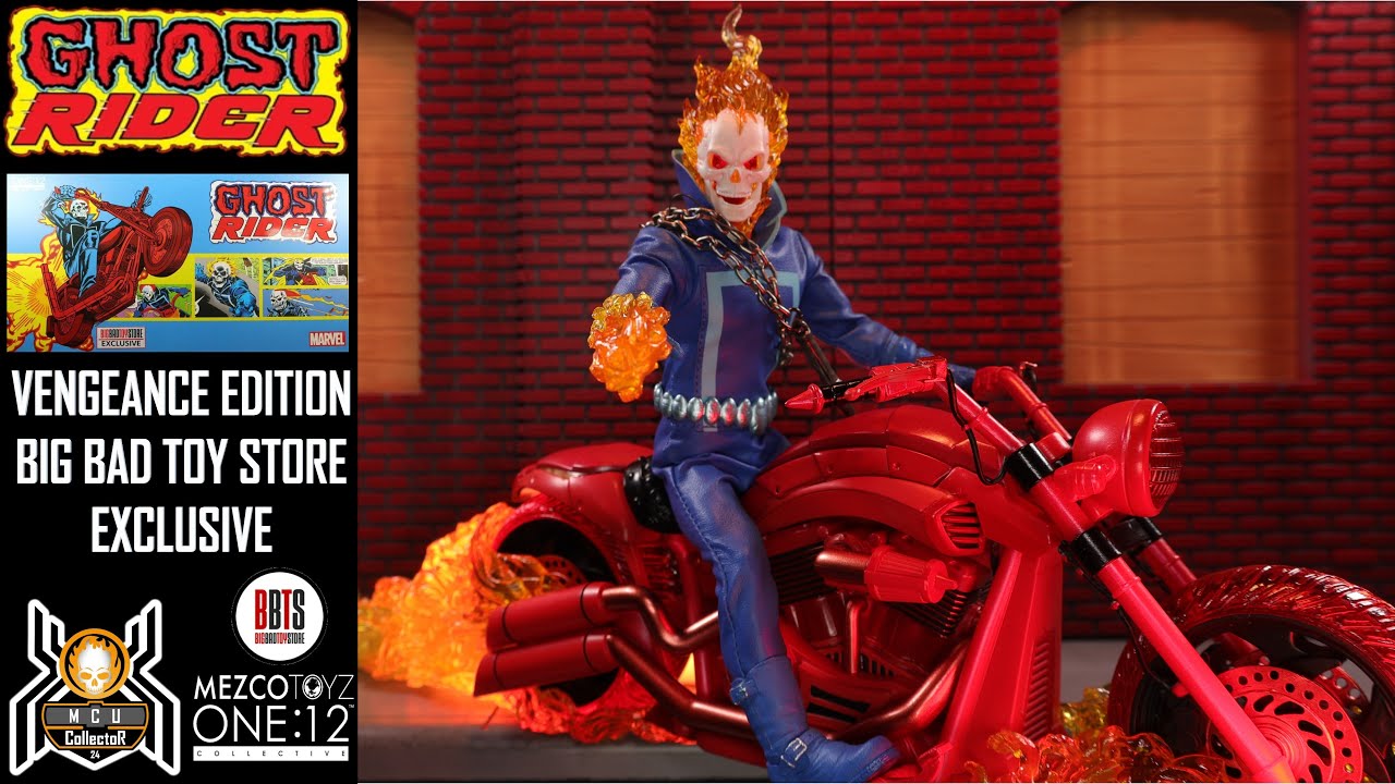 Mezco One:12 Collective Marvel GHOST RIDER Hellcycle Vengeance
