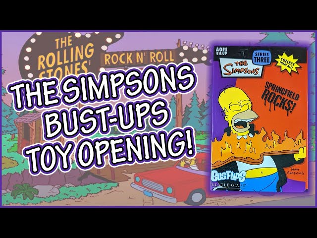 The Simpsons Bust-ups! Opening Simpsons toys from 2006!!! - YouTube