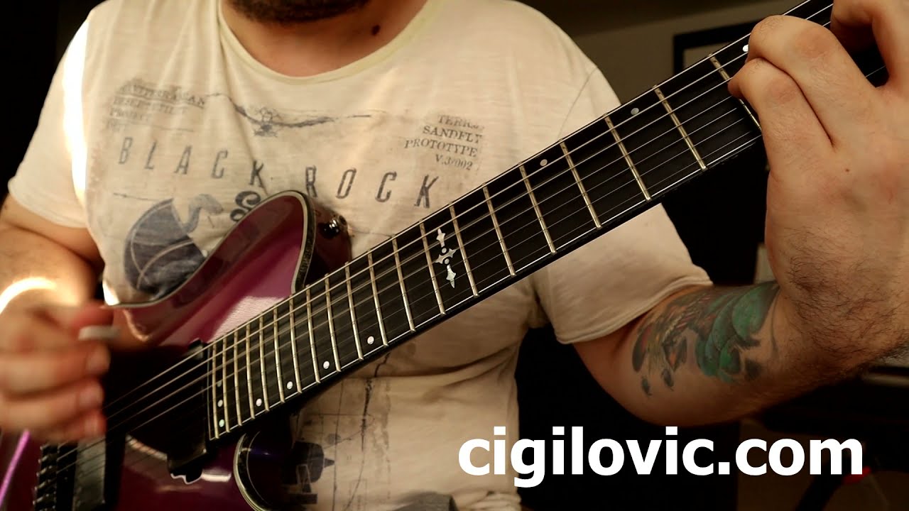 Schecter Hellraiser Hybrid PT-7 UV Review & Demo - YouTube