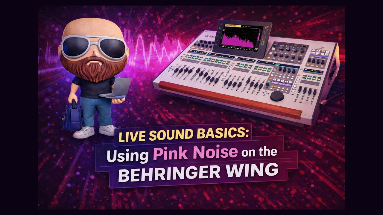 Live Sound Basics: Using Pink Noise on the Behringer Wing - YouTube