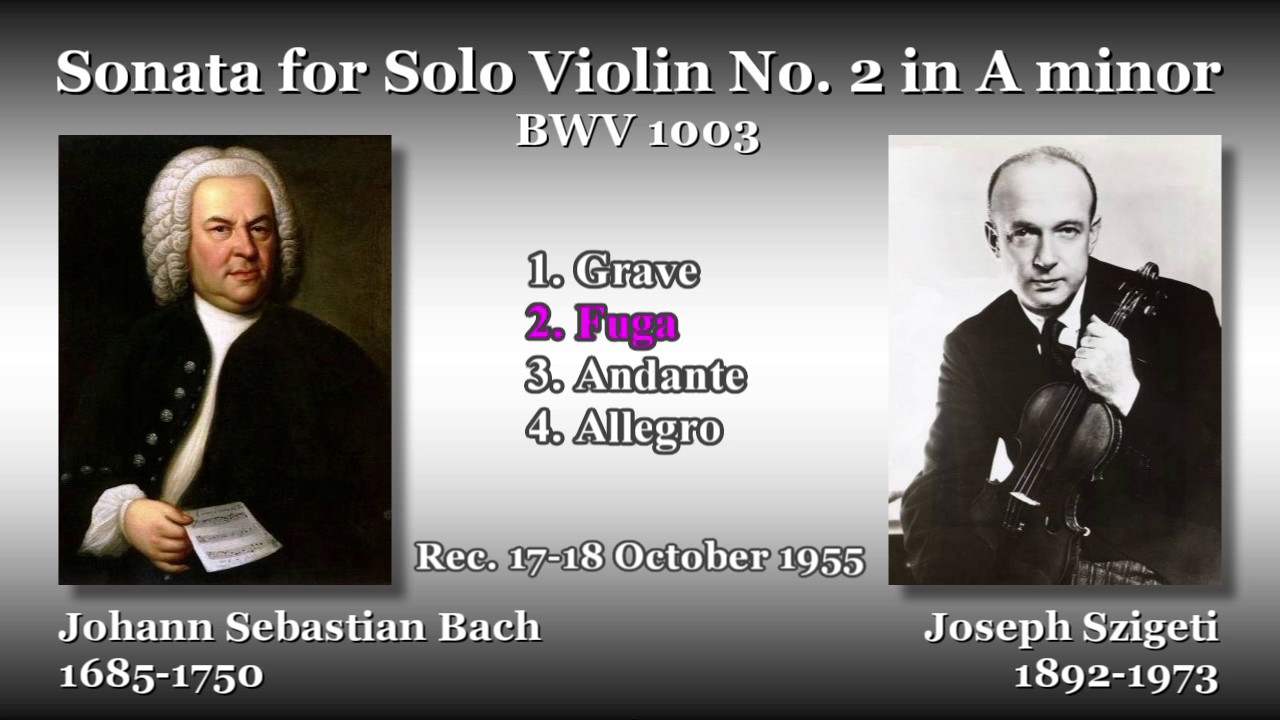 Bach: Concerto for Two Violins, Kogan & Elizabeth (1959) バッハ 2
