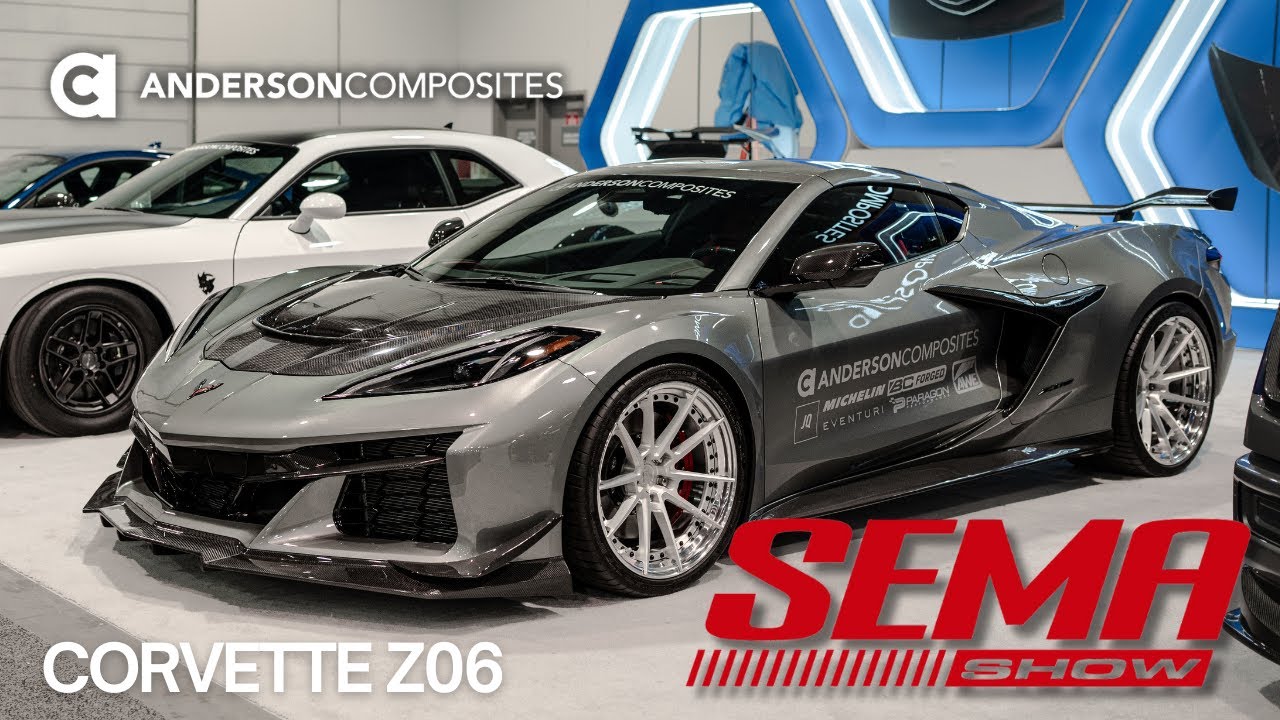 Anderson Composites // 2024 Corvette Z06 at SEMA 2024 - YouTube