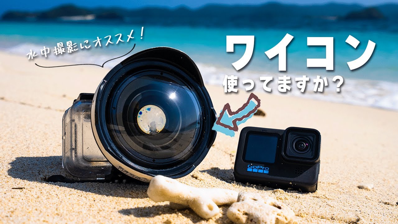 水中撮影】動画のクオリティが一気に上がる！GoPro用のワイド