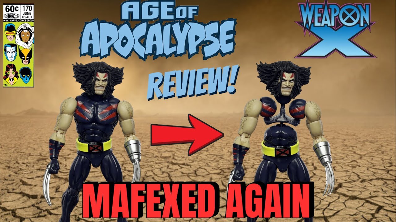 MAFEX 249 Age of Apocalypse Weapon X - REVIEW - YouTube