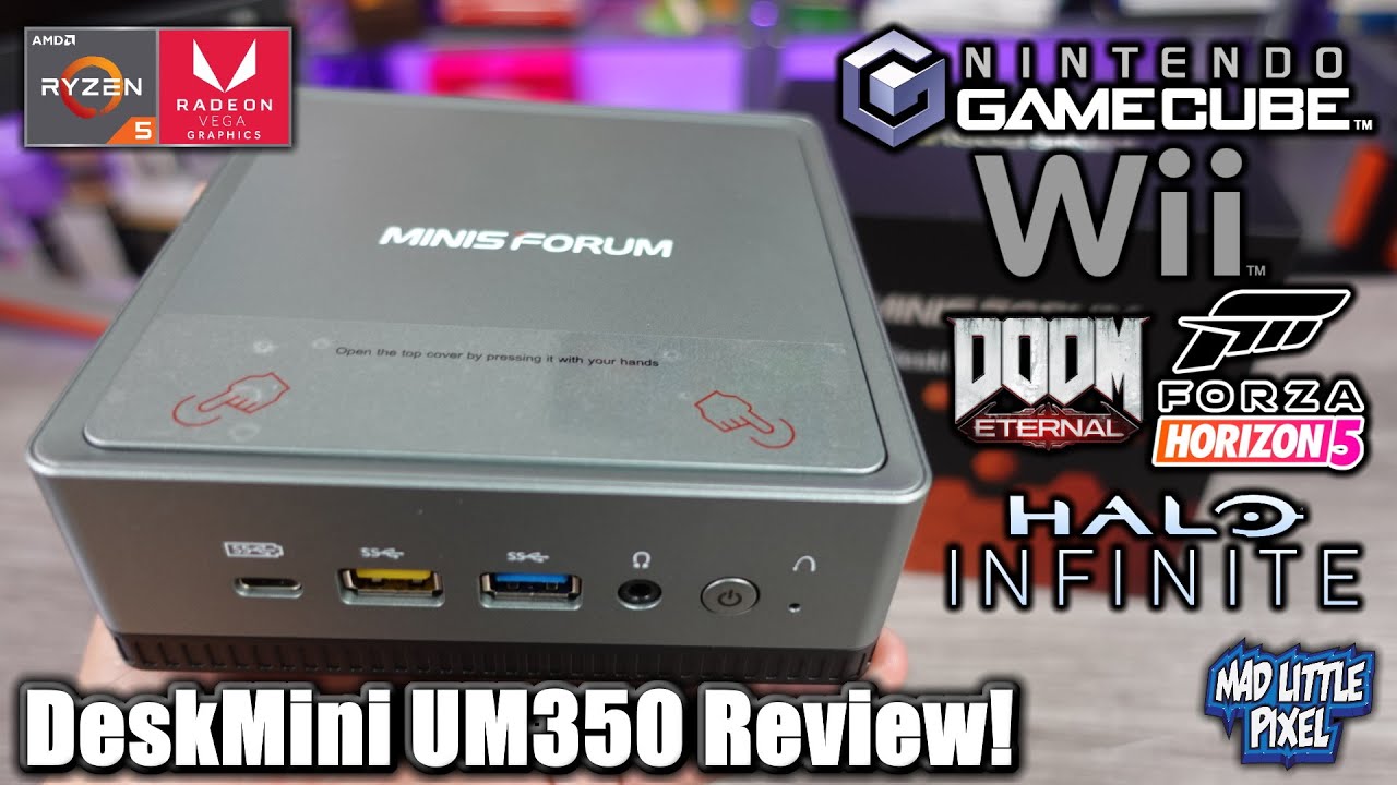 The NEW MINISFORUM DESKMINI UM350 Ryzen 5 PC Gaming Review