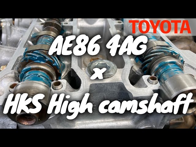 TOYOTA】 AE86 4AG × HKS High camshaft - YouTube