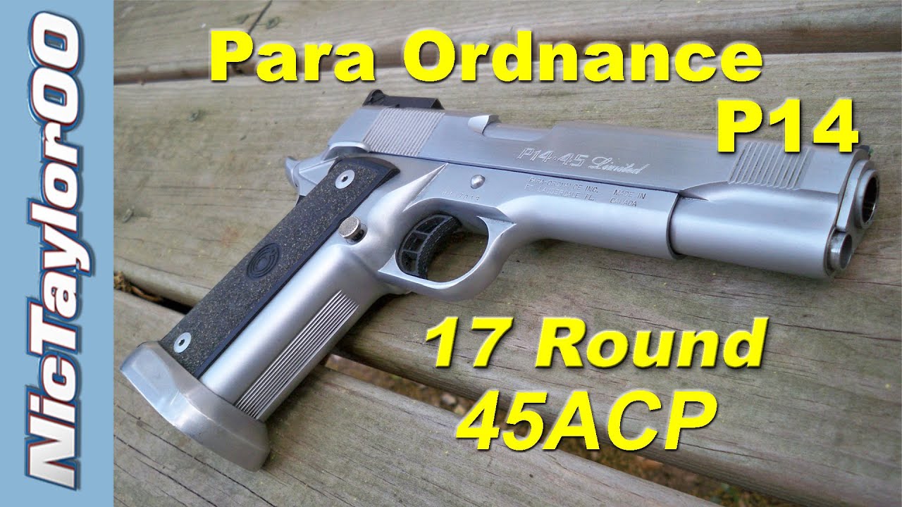 Para Ordnance P14 45ACP Limited Pistol for Competition (Review