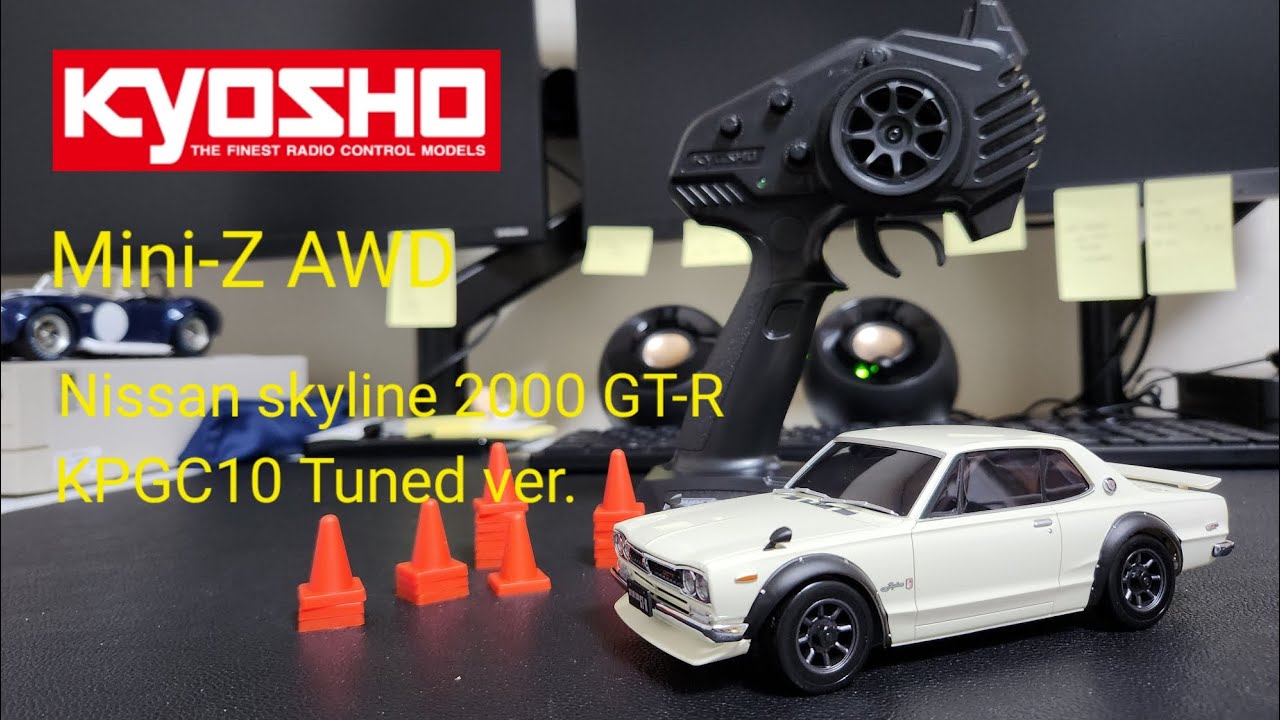 Kyosho mini-z awd nissan skyline 2000 gt-r kpgc10 tuned ver