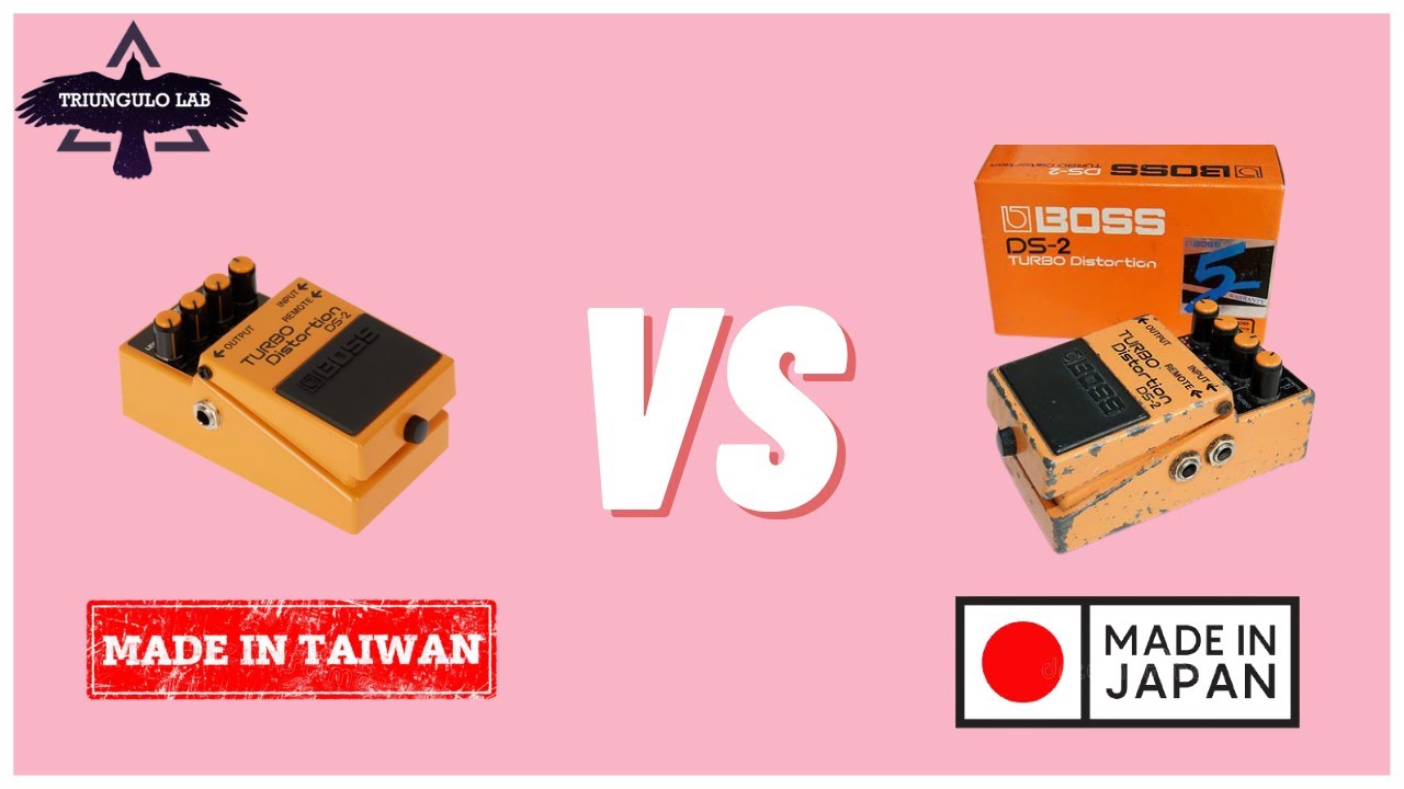 Boss DS-2 | Made in Taiwan VS Made in Japan Mod | Demo - YouTube