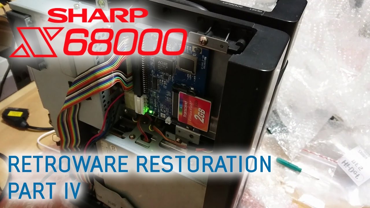 SHARP x68000 Restoration - Part 4 - [FD,HDD restoration, First