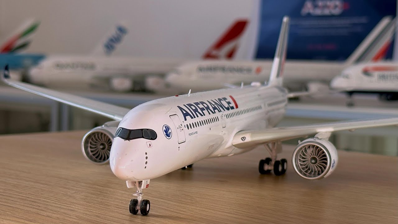 Air France Airbus A350, 1:200 Diecast model Unboxing 90th