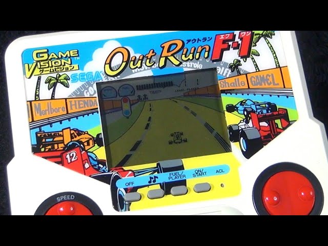 レトロ 電子ゲーム】セガ ゲームビジョン アウトラン F1 レース 80