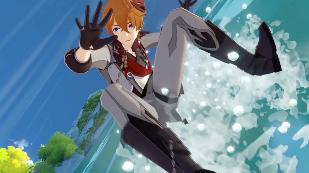 原神】キャラクター実戦紹介 「公子」タルタリヤ(CV：木村良平