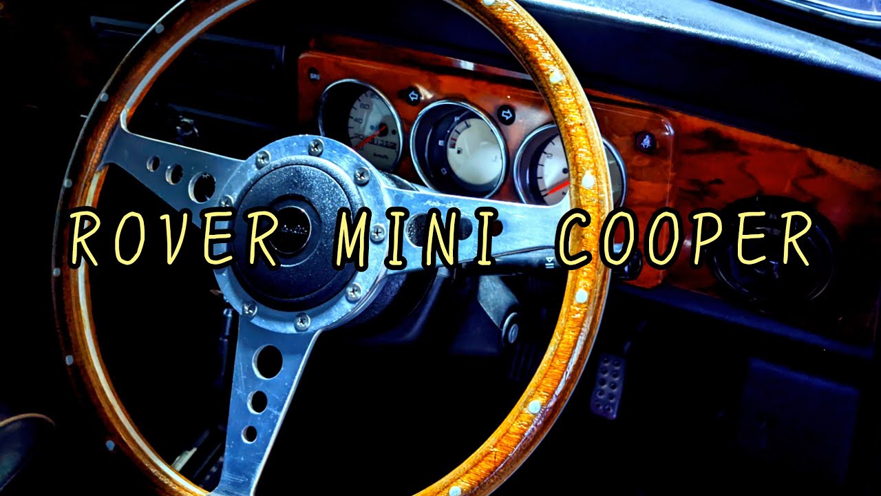 ローバーミニ】自宅で！純正エアバッグハンドルをモトリタステアリング