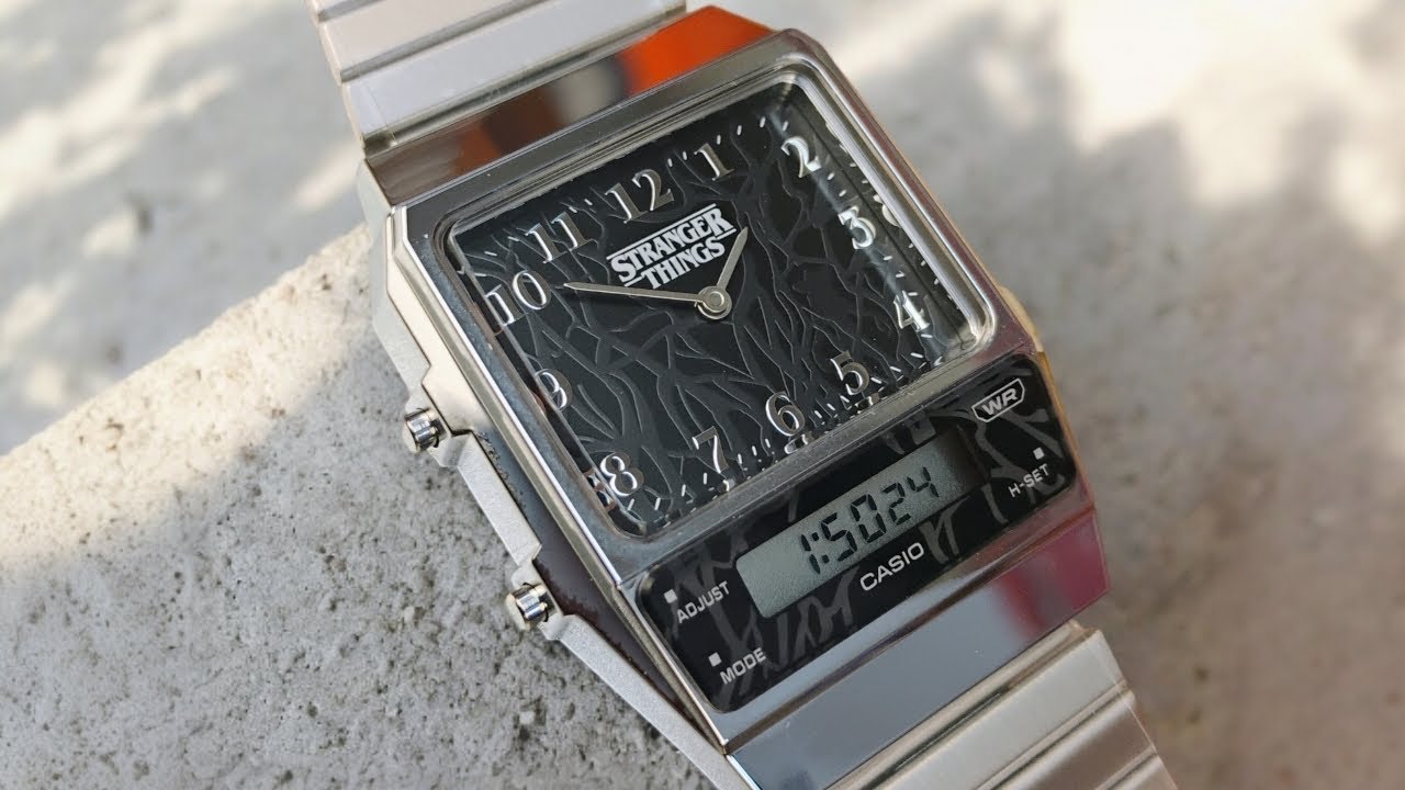 Casio x Stranger Things Collaboration AQ800EST-A1 - YouTube