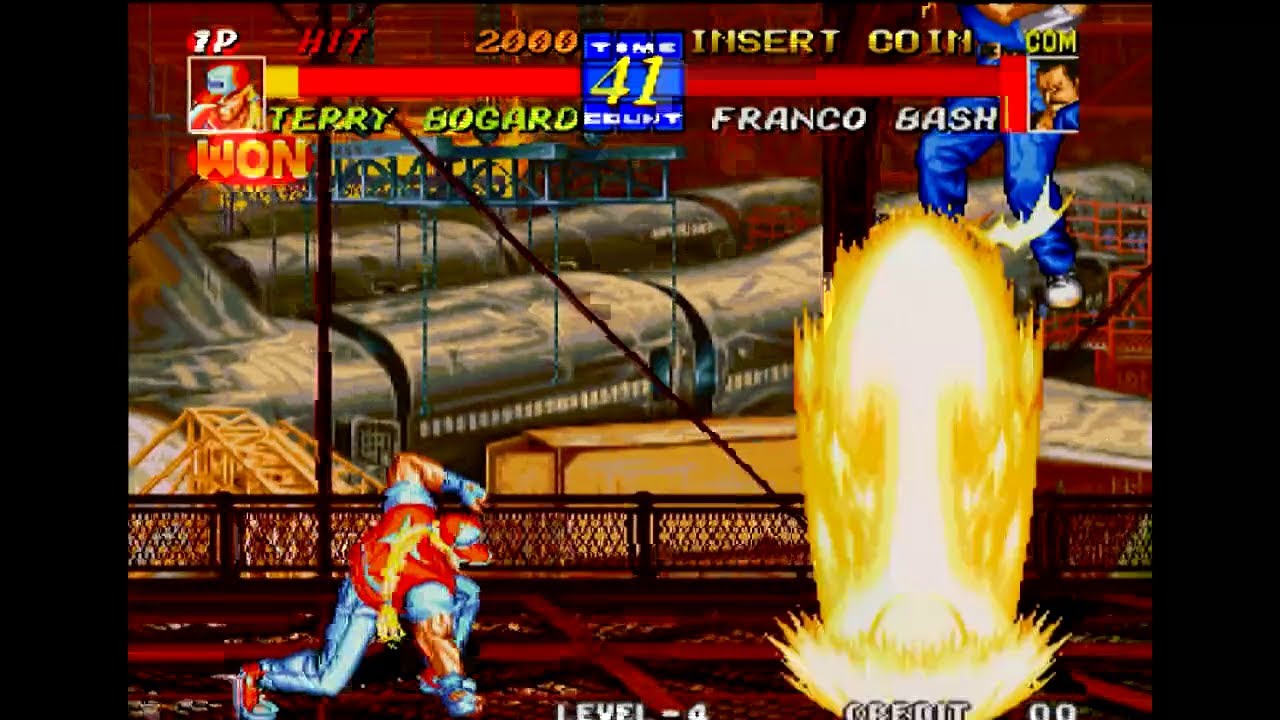 NEOGEO】餓狼伝説3 テリー 1 COIN CLEAR【MVS】 - YouTube