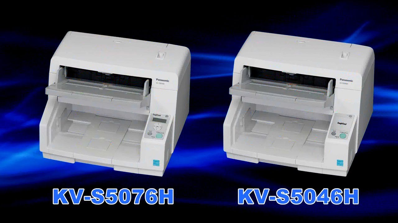 Panasonic Document Scanner KV-S5076H / KV-S5046H - YouTube