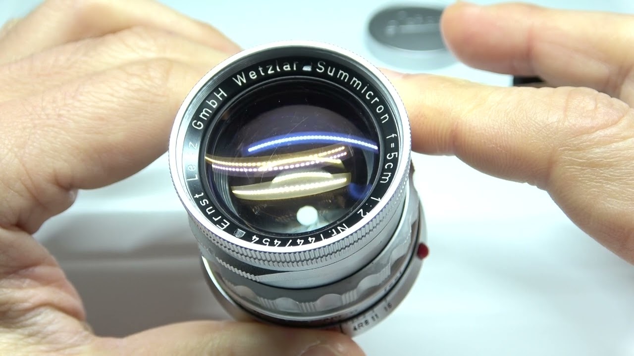 LEICA ライカ Summicron ズミクロン 固定鏡胴 50mmF2 前期型 M - YouTube