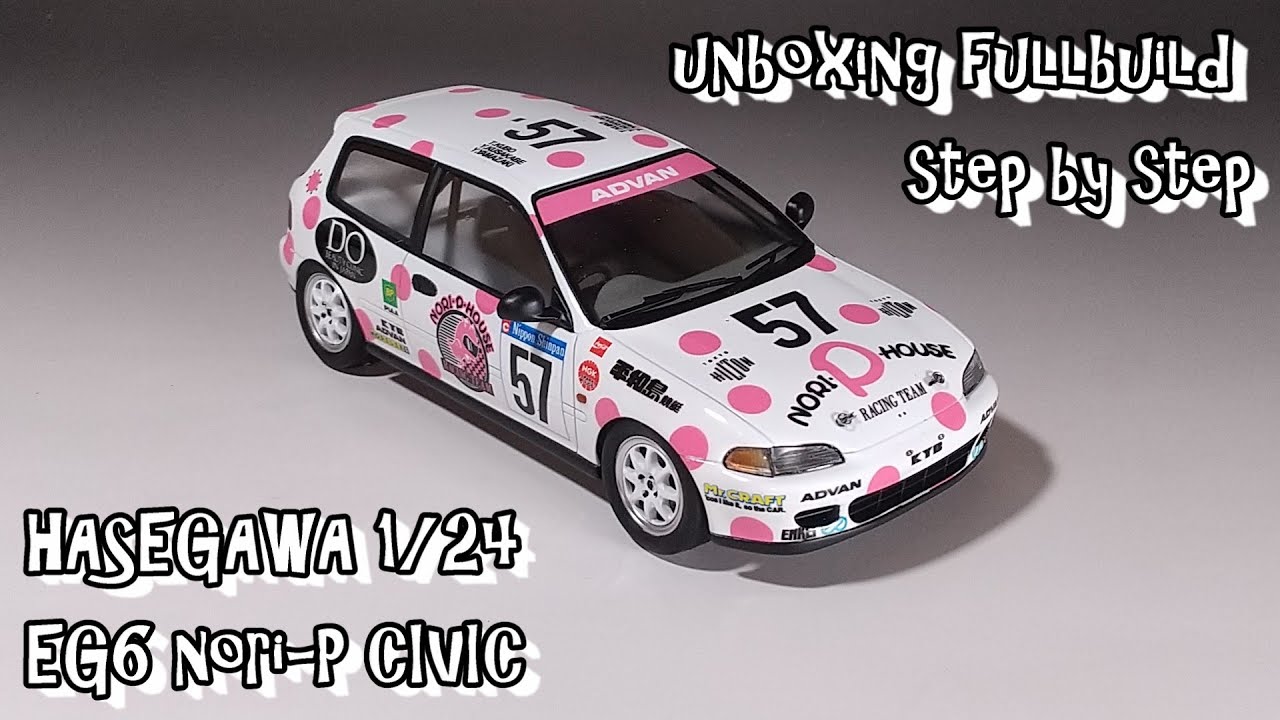 ハセガワホンダ シビック NORI P HOUSE レースカー絶版 ハセガワホンダ
