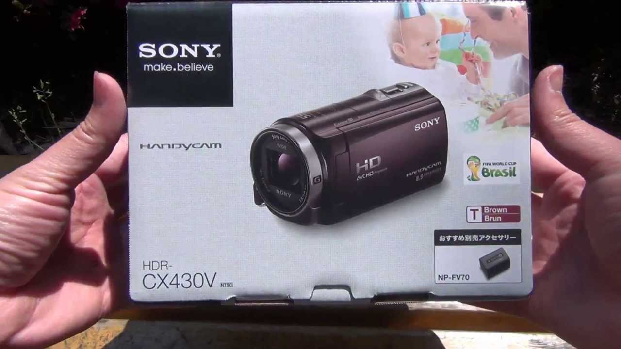 SONY HDR-CX430Vをゲット！ - YouTube