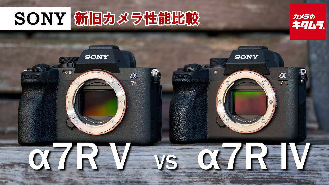 カメラ比較】ソニー α7R Vとα7R IVの違いを徹底検証！（カメラの