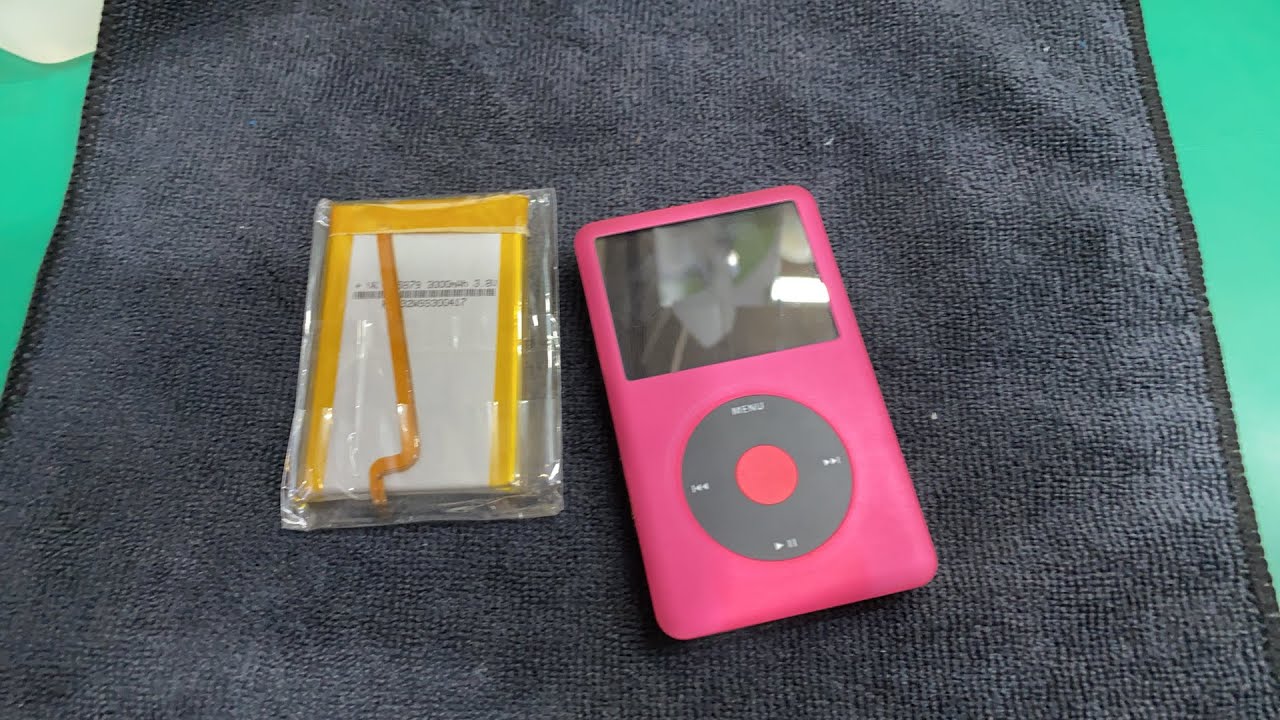 失敗】iPod Classic 5th A1136 3000mA SSDバッテリー交換修理 - YouTube