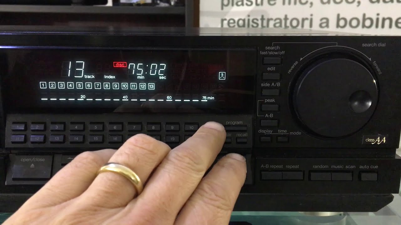 Technics SL P990 - ad 1988 CD player - YouTube