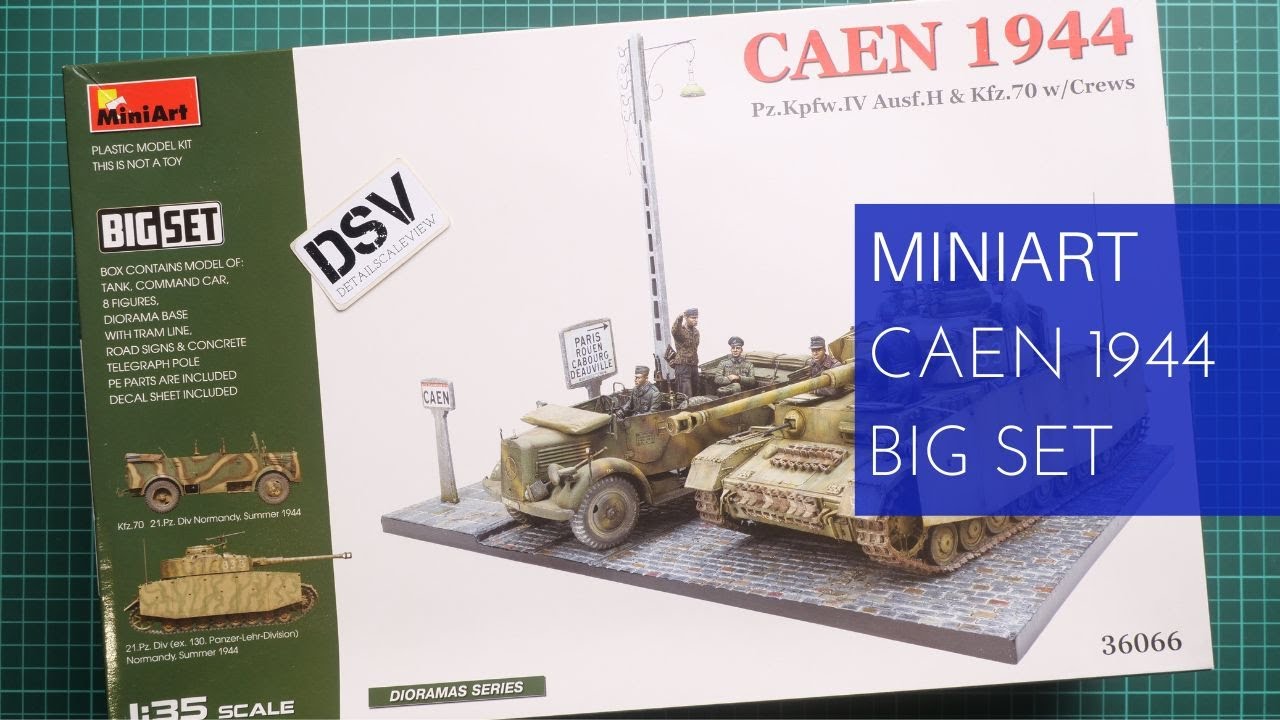 Miniart 1/35 Caen 1944 Big Set (36066) Review - YouTube