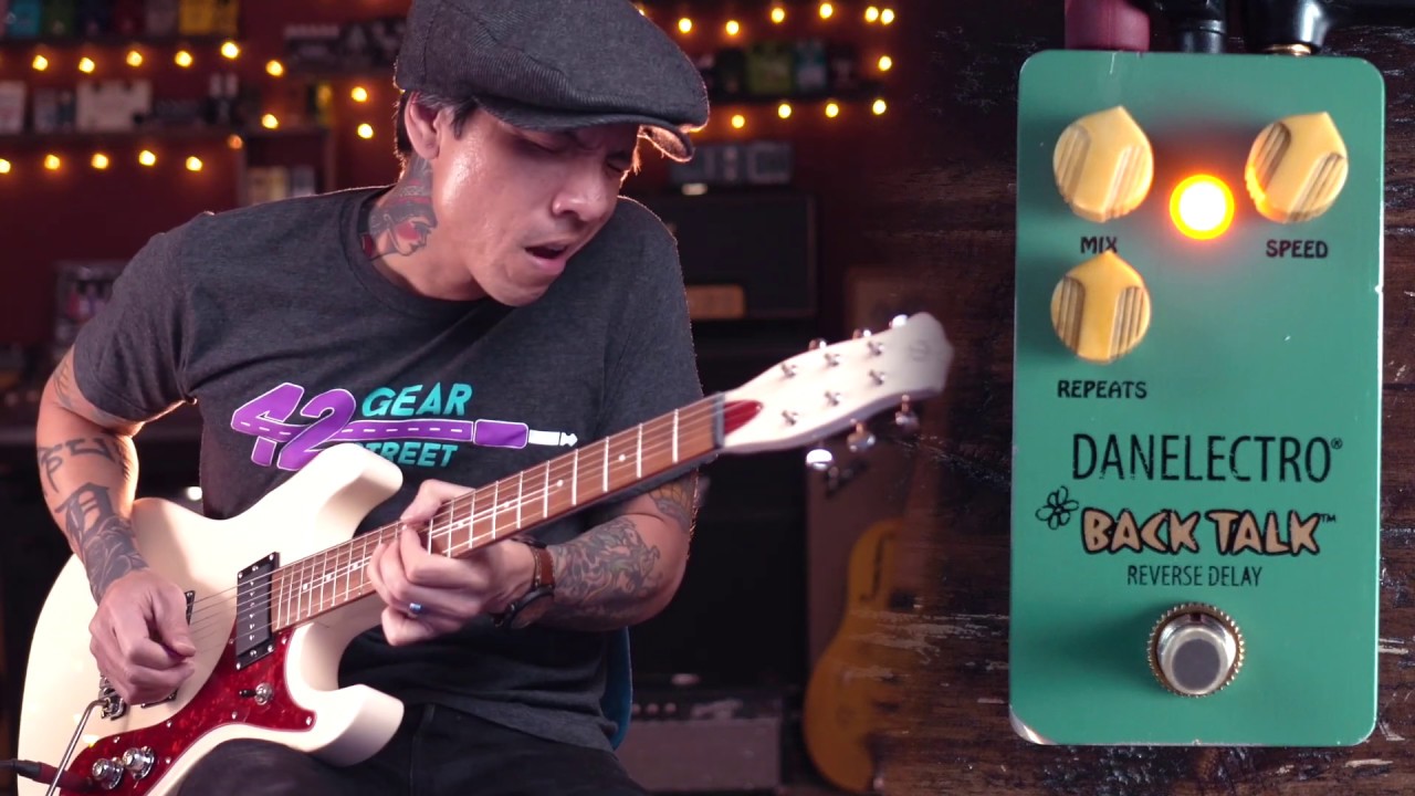 Danelectro Back Talk Reverse Delay pedal - NEW FOR 2020 - YouTube