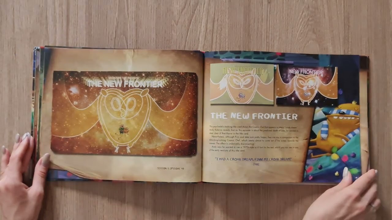 Adventure Time. The original cartoon title cards seasons 3 & 4