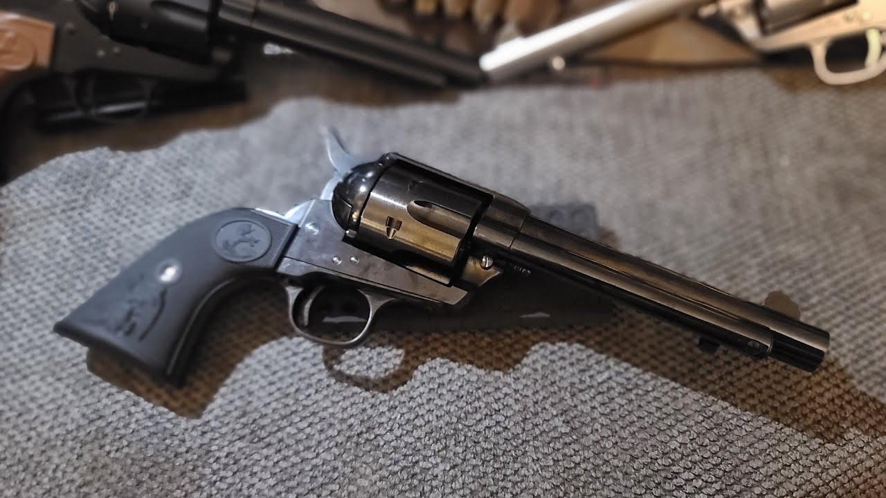 TANAKA COLT S.A.A.45 5.5 INCH ARTILLERY 2ND GEN STEEL FINISH GAS