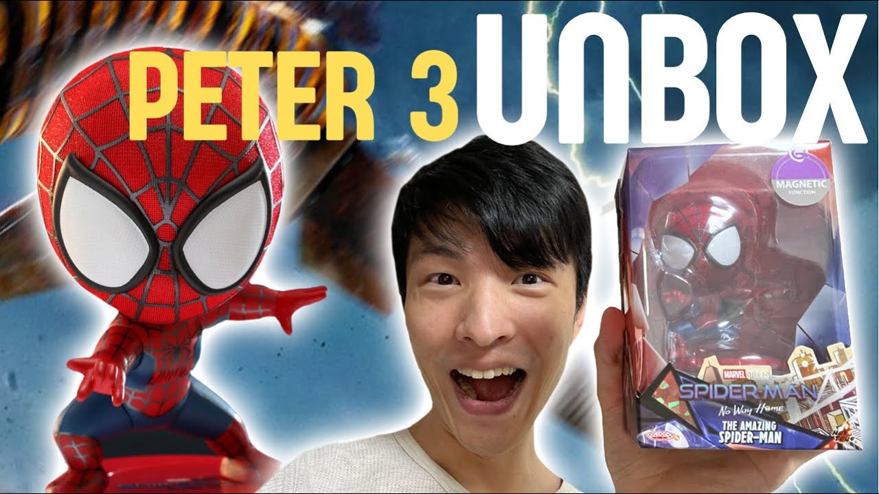 PETER 3! Hot Toys The Amazing Spider-Man Cosbaby Unbox Review