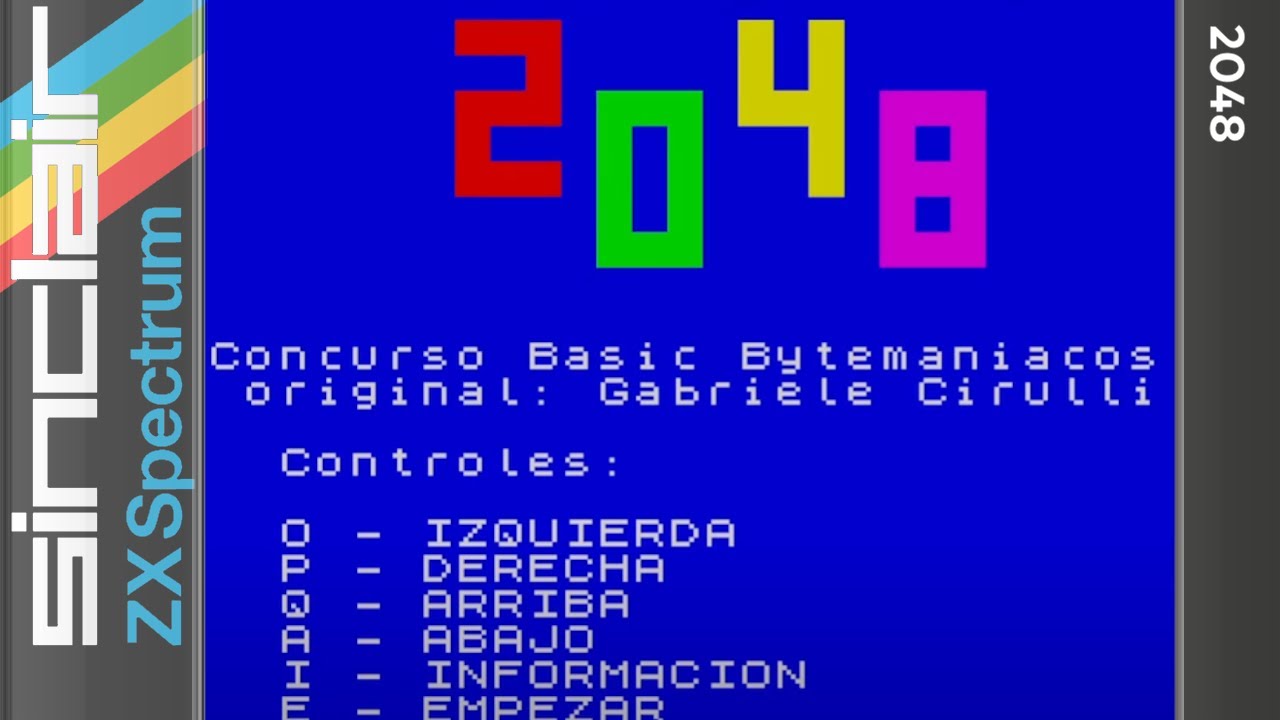 2048 - ZX Spectrum [Longplay] - YouTube