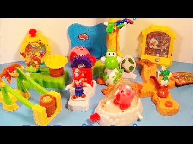 2002 NINTENDO SUPERSTARS SET OF 10 BURGER KING VIDEO GAME