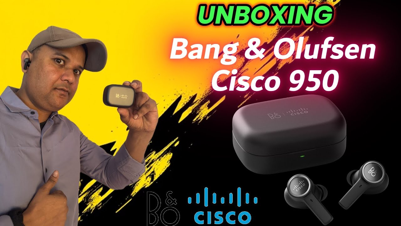 Unboxing Bang & Olufsen Cisco 950 | Earbuds Designed for