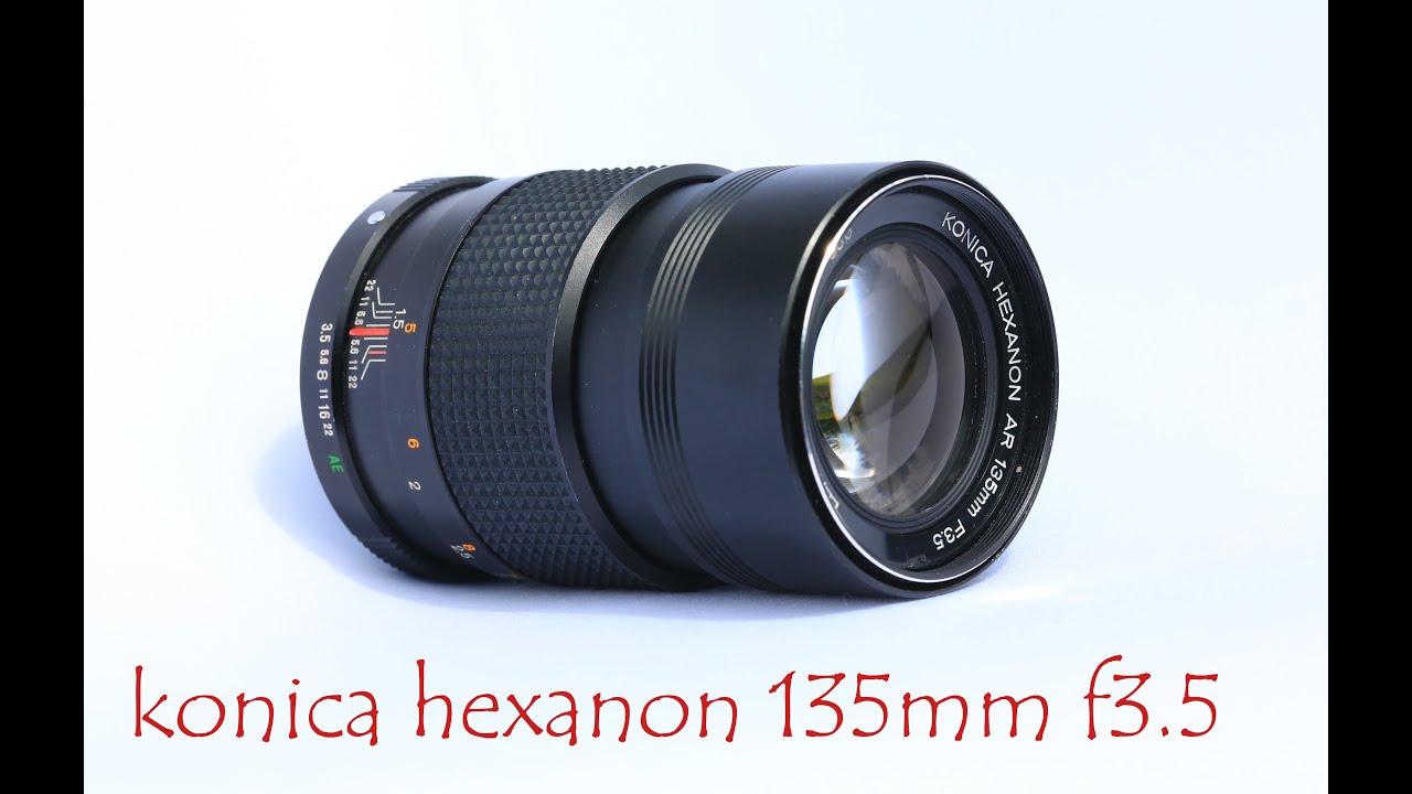 KONICA HEXANON 135mm F/3.5 初期型 希少なWリング仕様 KONICA HEXANON