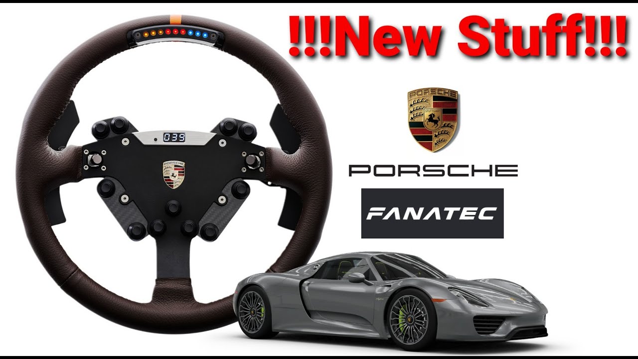 Fanatec Porsche 918 RSR Steering Wheel My $0.02 Review - YouTube