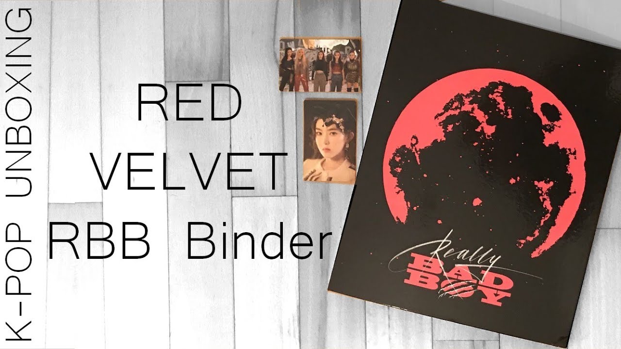 Red Velvet RBB Binder (IRENE) | Unboxing - YouTube