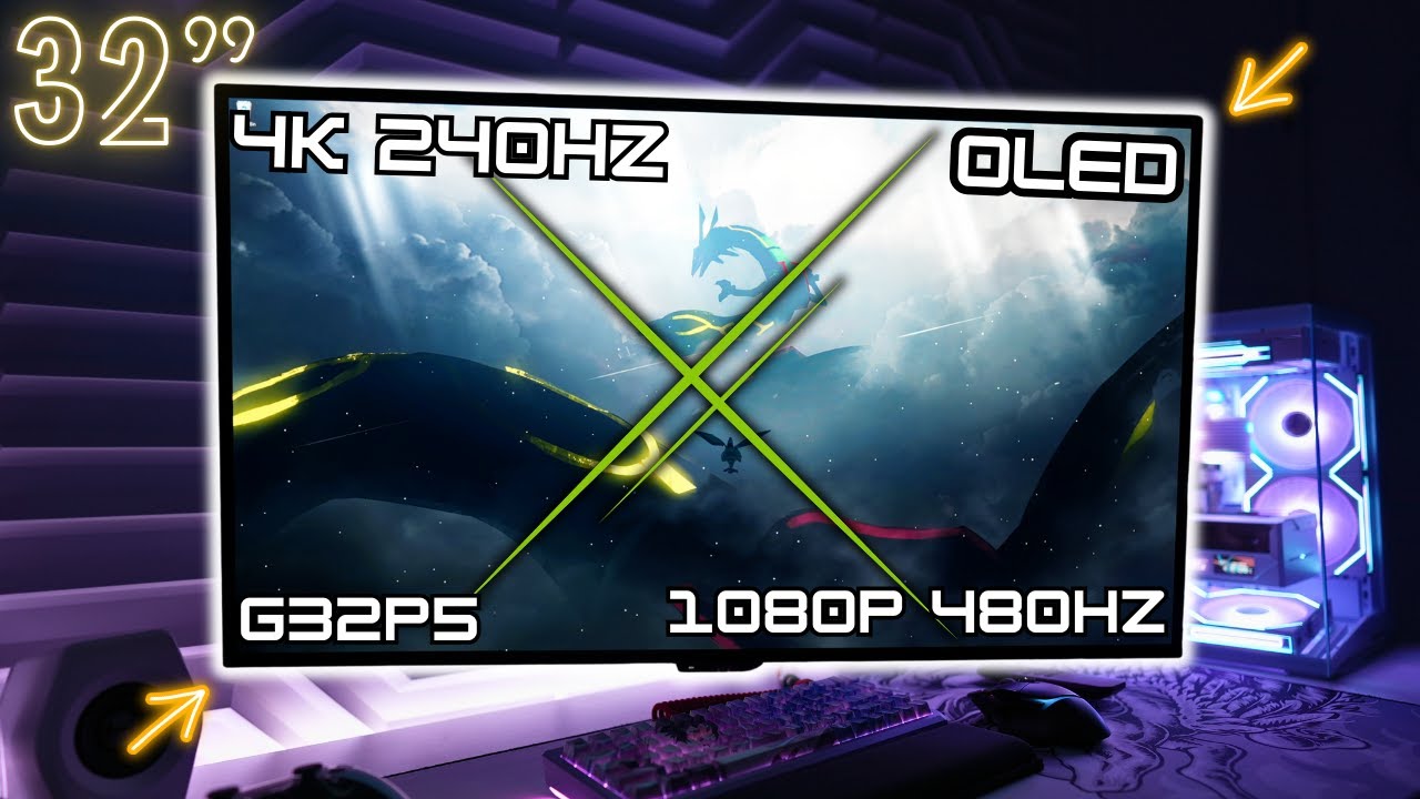 KTC G32P5 32-inch 4K OLED Gaming Monitor: Dual Mode 4K 240Hz