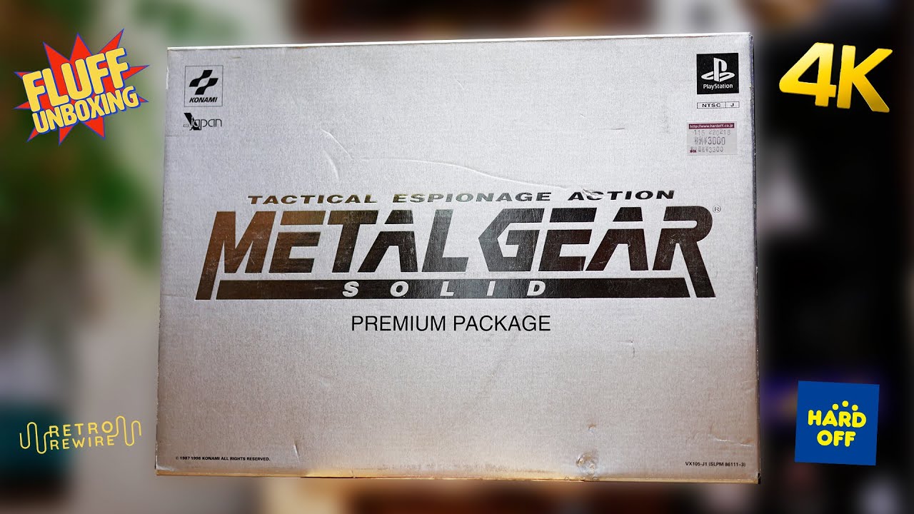 Beautiful! Metal Gear Solid Premium Package Unboxing PS1 - YouTube
