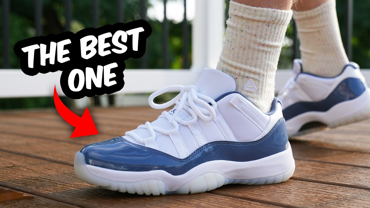 The BEST New GR? Air Jordan 11 Low Diffused Blue Review - YouTube