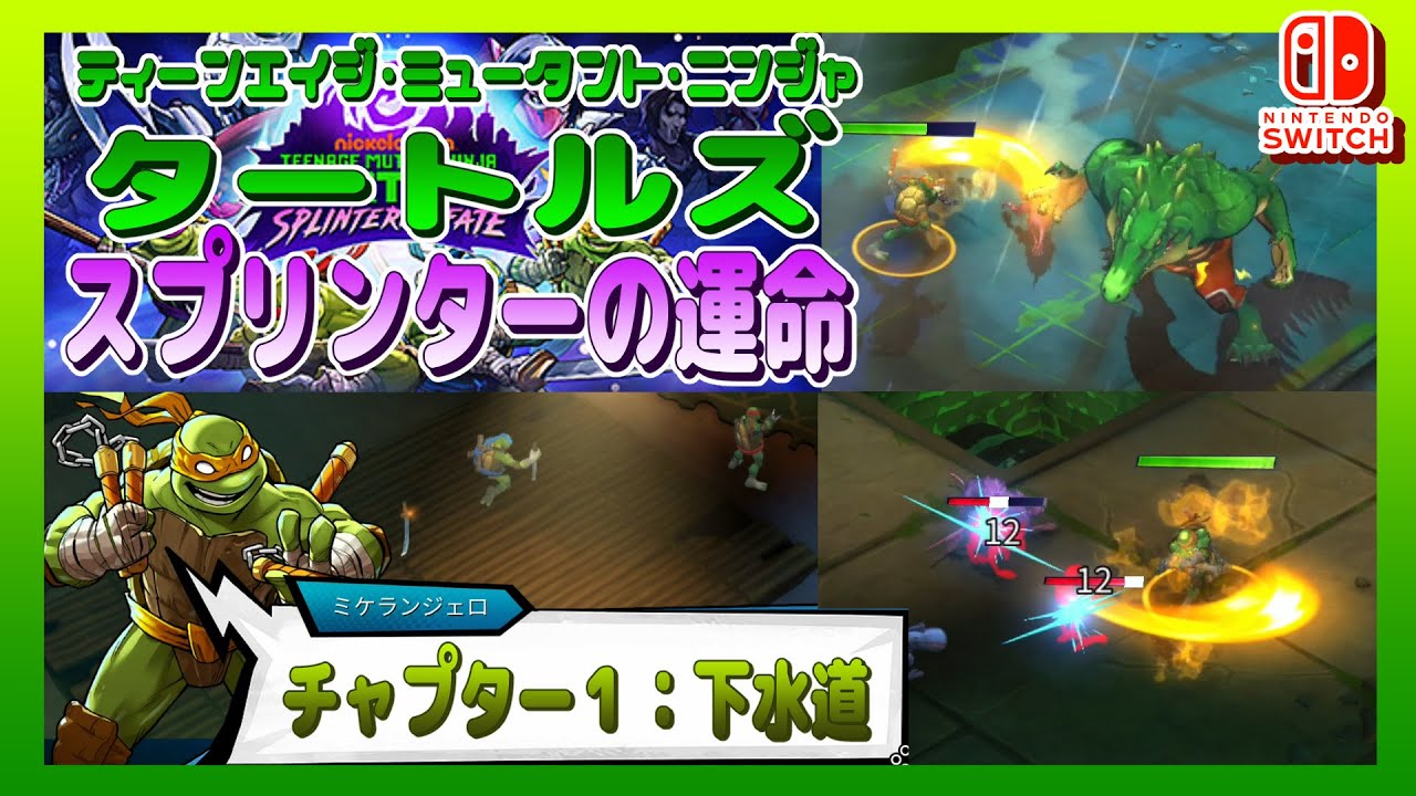 Switch版 Teenage Mutant Ninja Turtles: Splintered Fate