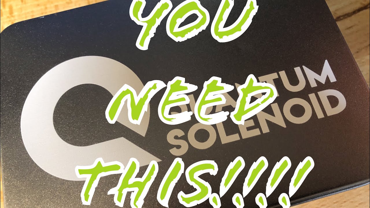 How to INSTALL, TEST AND REACTION OF THE QUANTUM SOLENOID FOR