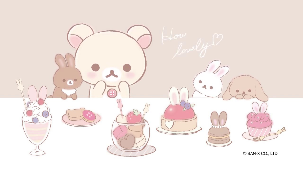 リラックマ 「コリラックマとうさぎティータイム」 - YouTube