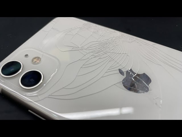 新品より綺麗に💪🏼】iPhone 11 背面ガラス割れ修理 - YouTube